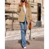 imageBTFBM Blazers for Women 2025 Fall Business Casual Clothes Open Front Oversized Winter Coats Work Office Suit JacketsKhaki