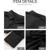 imageBTFBM Women Fashion Button Down Shirts V Neck Printed Solid Boho Long Sleeve Blouses Dressy Casual Summer Fall TopsSolid Black