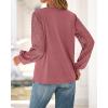 imageBTFBM Womens Long Sleeve Shirts Dressy Lace Fall Tops 2025 Trendy Business Casual TShirts Cute Work Outfits BlousesDusty Pink