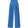 imageBTFBM Women High Waist Palazzo Pants Fall 2025 Casual Wide Leg Trousers Loose Work Office Business Suit Pant PocketsBlue