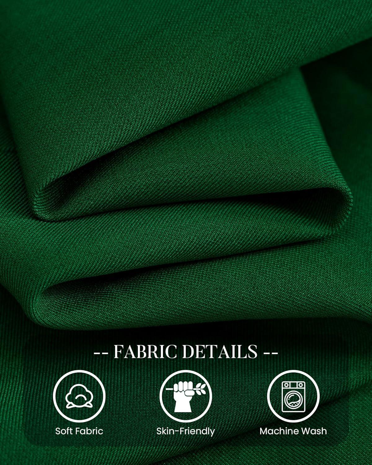 imageBTFBM Blazers for Women Business Casual 2025 Fall Clothes Lapel Open Front Long Sleeve Work Office Suit Jackets BlazerDark Green