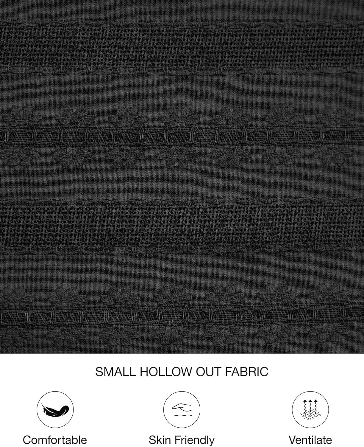 imageBTFBM Fall Dresses for Women 2025 Casual Long Sleeve V Neck Elastic Waist Lightweight Maxi Wedding Guest Dress PocketsBlack