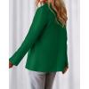 imageBTFBM Blazers for Women Business Casual 2025 Fall Clothes Lapel Open Front Long Sleeve Work Office Suit Jackets BlazerDark Green