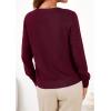 imageBTFBM Cardigan Sweaters for Women Cashmere Sweater Lightweight Button Down Casual Knit Shrugs Tops Early Fall FashionBurgundy