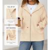 imageBTFBM Hoodies for Women Zip Up jacket Drawstring Fall Fashion 2025 Trendy Long Sleeve Sweatshirt Winter Clothing OutfitsBeige