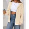 imageBTFBM Hoodies for Women Zip Up jacket Drawstring Fall Fashion 2025 Trendy Long Sleeve Sweatshirt Winter Clothing OutfitsBeige