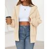 imageBTFBM Hoodies for Women Zip Up jacket Drawstring Fall Fashion 2025 Trendy Long Sleeve Sweatshirt Winter Clothing OutfitsBeige