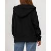 imageBTFBM Hoodies for Women Zip Up jacket Drawstring Fall Fashion 2025 Trendy Long Sleeve Sweatshirt Winter Clothing OutfitsBlack