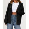 imageBTFBM Hoodies for Women Zip Up jacket Drawstring Fall Fashion 2025 Trendy Long Sleeve Sweatshirt Winter Clothing OutfitsBlack