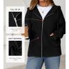 imageBTFBM Hoodies for Women Zip Up jacket Drawstring Fall Fashion 2025 Trendy Long Sleeve Sweatshirt Winter Clothing OutfitsBlack