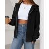 imageBTFBM Hoodies for Women Zip Up jacket Drawstring Fall Fashion 2025 Trendy Long Sleeve Sweatshirt Winter Clothing OutfitsBlack