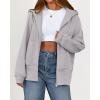 imageBTFBM Hoodies for Women Zip Up jacket Drawstring Fall Fashion 2025 Trendy Long Sleeve Sweatshirt Winter Clothing OutfitsGrey