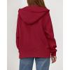 imageBTFBM Hoodies for Women Zip Up jacket Drawstring Fall Fashion 2025 Trendy Long Sleeve Sweatshirt Winter Clothing OutfitsRed