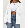 imageBTFBM Hoodies for Women Zip Up jacket Drawstring Fall Fashion 2025 Trendy Long Sleeve Sweatshirt Winter Clothing OutfitsWhite
