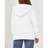 imageBTFBM Hoodies for Women Zip Up jacket Drawstring Fall Fashion 2025 Trendy Long Sleeve Sweatshirt Winter Clothing OutfitsWhite