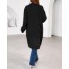 imageBTFBM Long Cardigans for Women Trendy Fall 2025 Open Front Long Sleeve Oversized Sweaters Casual Knit Winter CoatsBlack