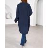 imageBTFBM Long Cardigans for Women Trendy Fall 2025 Open Front Long Sleeve Oversized Sweaters Casual Knit Winter CoatsNavy Blue