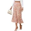 Floral Apricot Red
