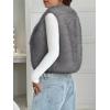 imageBTFBM Faux Fur Vest Women Fall Fashion 2025 Sleeveless Fuzzy Jacket Fluffy Coats Winter Clothing Furry Outerwear VestsGrey
