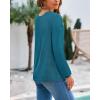 imageBTFBM Sweaters for Women 2025 Early Fall Fashion Crewneck Long Sleeve Ribbed Knit Oversized Pullover Casual Loose TopsLake Blue