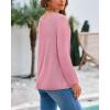 imageBTFBM Sweaters for Women 2025 Early Fall Fashion Crewneck Long Sleeve Ribbed Knit Oversized Pullover Casual Loose TopsPink