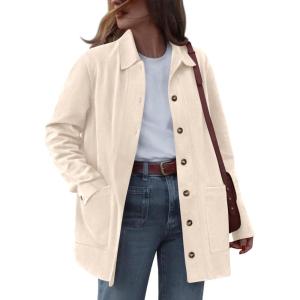 imageBTFBM Faux Suede Jacket Women Fall Fashion 2025 Leather Jackets Long Sleeve Button Down Winter Coats Shackets OuterwearBeige