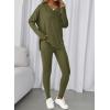 imageBTFBM Two Piece Sets for Women 2025 Casual Lounge Set Matching Oversized Shirts Leggings Workout Airport Travel OutfitsArmy Green