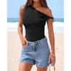 imageBTFBM Off The Shoulder Tops for Women 2026 Cute Summer Casual Sleeveless Slim Fit y2k Spring Outfits Going Out Tank TopBlack