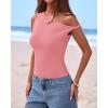 imageBTFBM Off The Shoulder Tops for Women 2026 Cute Summer Casual Sleeveless Slim Fit y2k Spring Outfits Going Out Tank TopPink