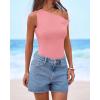 imageBTFBM Off The Shoulder Tops for Women 2026 Cute Summer Casual Sleeveless Slim Fit y2k Spring Outfits Going Out Tank TopPink