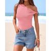 imageBTFBM Off The Shoulder Tops for Women 2026 Cute Summer Casual Sleeveless Slim Fit y2k Spring Outfits Going Out Tank TopPink