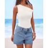 imageBTFBM Off The Shoulder Tops for Women 2026 Cute Summer Casual Sleeveless Slim Fit y2k Spring Outfits Going Out Tank TopWhite