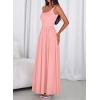imageBTFBM Summer Dresses for Women 2026 Maxi Casual Square Neck Flowy Long Sundress Spring Wedding Guest Cocktail DressPink